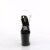 Pleaser ENCHANT-708LT-CIRCLE Plateau Sandalettes Transparent Black EU-37 / US-7