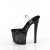 Pleaser ENCHANT-708LT-PINWHE Plateau Sandalettes Transparent Black EU-35 / US-5