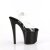 Pleaser ENCHANT-708LT-PINWHE Plateau Sandalettes Transparent Black EU-39 / US-9