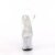 Pleaser ENCHANT-708RSI Plateau Sandalettes Glitter Transparent Silver EU-37 / US-7