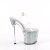 Pleaser ENCHANT-708RSI Plateau Sandalettes Glitter Transparent Silver EU-37 / US-7