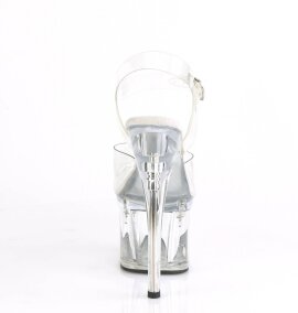 Pleaser ESTEEM-708 Plateau Sandalettes Transparent EU-35 / US-5