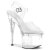 Pleaser ESTEEM-708 Plateau Sandalettes Transparent EU-38 / US-8