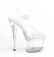 Pleaser ESTEEM-708 Plateau Sandalettes Transparent EU-38 / US-8