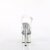 Pleaser ESTEEM-708CK Plateau Sandalettes Holo Transparent Silver EU-37 / US-7