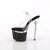 Pleaser ESTEEM-708LG Plateau Sandalettes Glitter Transparent Colorful EU-38 / US-8
