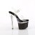 Pleaser ESTEEM-708LG Plateau Sandalettes Glitter Transparent Colorful EU-38 / US-8