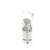 Pleaser ESTEEM-708LG Plateau Sandalettes Glitter Transparent White EU-38 / US-8