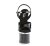 Pleaser ESTEEM-709 Plateau Sandalettes Patent Black Transparent EU-40 / US-10