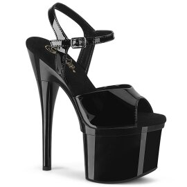 Pleaser ESTEEM-709 Plateau Sandalettes Patent Black EU-35...