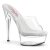 Pleaser EXCITE-601 Plateau Sandalettes Transparent EU-35 / US-5