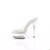 Pleaser EXCITE-601 Plateau Sandalettes Transparent EU-35 / US-5