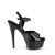 Pleaser EXCITE-609 Plateau Sandalettes Patent Black EU-36 / US-6