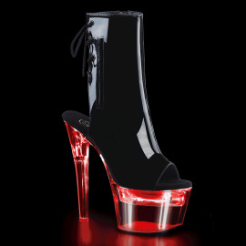 Pleaser FLASHDANCE-1018-7 Plateau Ankle Boots Patent...