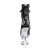 Pleaser FLASHDANCE-1018-7 Plateau Ankle Boots Patent Black Colorful EU-36 / US-6