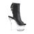 Pleaser FLASHDANCE-1018-7 Plateau Ankle Boots Faux Leather Black EU-38 / US-8