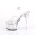 Pleaser FLASHDANCE-608CH Plateau Sandalettes Transparent Colorful EU-37 / US-7