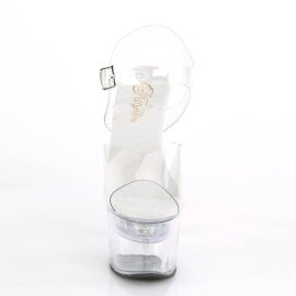 Pleaser FLASHDANCE-708 Plateau Sandalettes Transparent...