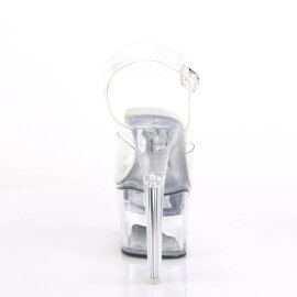 Pleaser FLASHDANCE-708 Plateau Sandalettes Transparent Colorful EU-37 / US-7