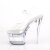 Pleaser FLASHDANCE-708 Plateau Sandalettes Transparent Colorful EU-37 / US-7