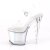 Pleaser FLASHDANCE-708SCH Plateau Sandalettes Transparent Colorful EU-40 / US-10