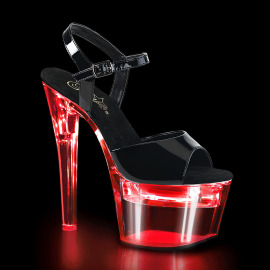 Pleaser FLASHDANCE-709 Plateau Sandalettes Transparent...