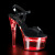 Pleaser FLASHDANCE-709 Plateau Sandalettes Transparent Colorful EU-38 / US-8