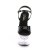 Pleaser FLASHDANCE-709 Plateau Sandalettes Transparent Colorful EU-38 / US-8