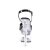 Pleaser FLASHDANCE-709 Plateau Sandalettes Transparent Colorful EU-38 / US-8