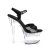 Pleaser FLASHDANCE-709 Plateau Sandalettes Transparent Colorful EU-38 / US-8