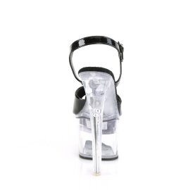 Pleaser FLASHDANCE-709 Plateau Sandalettes Transparent Colorful EU-39 / US-9