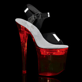Pleaser FLASHDANCE-808 Plateau Sandalettes Transparent...