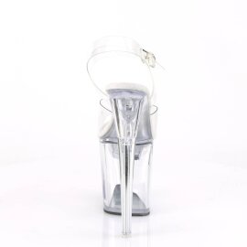 Pleaser FLASHDANCE-808 Plateau Sandalettes Transparent Colorful EU-35 / US-5