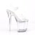 Pleaser FLASHDANCE-808 Plateau Sandalettes Transparent Colorful EU-35 / US-5