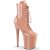 Pleaser FLAMINGO-1020 Plateau Ankle Boots Patent Light Blush EU-35 / US-5