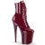 Pleaser FLAMINGO-1020 Plateau Ankle Boots Patent Burgundy EU-44 / US-14