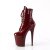 Pleaser FLAMINGO-1020 Plateau Ankle Boots Patent Burgundy EU-36 / US-6