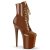 Pleaser FLAMINGO-1020 Plateau Ankle Boots Patent Caramel EU-42 / US-12
