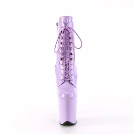 Pleaser FLAMINGO-1020 Plateau Ankle Boots Patent Purple...