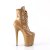 Pleaser FLAMINGO-1020 Plateau Ankle Boots Patent Nude EU-42 / US-12