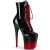 Pleaser FLAMINGO-1020BR-H Plateau Ankle Boots Patent Black EU-36 / US-6