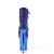 Pleaser FLAMINGO-1020CHRS Plateau Ankle Boots Rhinestones Chrome Blue EU-40 / US-10