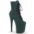 Pleaser FLAMINGO-1020FS Plateau Ankle Boots Suede Green EU-35 / US-5