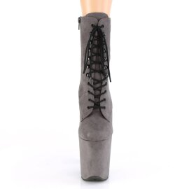 Pleaser FLAMINGO-1020FS Plateau Ankle Boots Faux Suede...