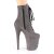 Pleaser FLAMINGO-1020FS Plateau Ankle Boots Faux Suede Grey EU-35 / US-5
