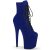 Pleaser FLAMINGO-1020FS Plateau Ankle Boots Faux Suede Blue EU-42 / US-12