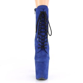 Pleaser FLAMINGO-1020FS Plateau Ankle Boots Faux Suede...