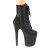 Pleaser FLAMINGO-1020GWR Plateau Ankle Boots Glitter Black EU-37 / US-7