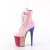 Pleaser FLAMINGO-1020HG Plateau Ankle Boots Patent Glitter Light Pink Colorful EU-35 / US-5