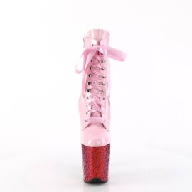 Pleaser FLAMINGO-1020HG Plateau Ankle Boots Patent...